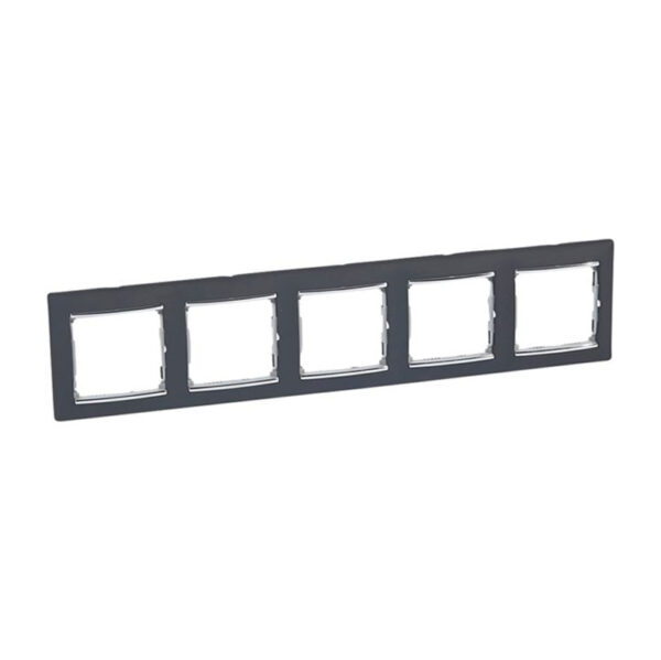 ΠΛΑΙΣΙΟ 5Θ. ΟΡ. ΜΑΥΡΟ/ΑΣΗΜΙ LEGRAND VALENA – 770395