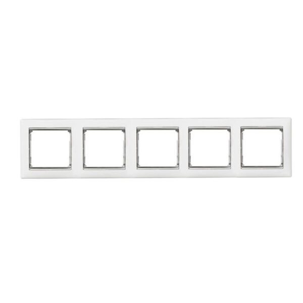ΠΛΑΙΣΙΟ 5Θ. ΟΡ. ΛΕΥΚΟ/ΑΣΗΜΙ LEGRAND VALENA – 770495