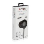 Ακουστικά Stereo Handsfree με Μικρόφωνο & Jack 3.5 mm Γκρι V-TAC – 7706