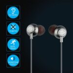 Ακουστικά Stereo Handsfree με Μικρόφωνο & Jack 3.5 mm Γκρι V-TAC – 7706