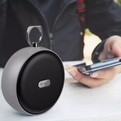Mini Φορητό Ασύρματο Ηχείο 4W με Μικρόφωνο V-TAC Bluetooth Γκρι – 7717