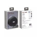Mini Φορητό Ασύρματο Ηχείο 4W με Μικρόφωνο V-TAC Bluetooth Μαύρο – 7718