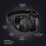 Ασύρματα Ακουστικά Bluetooth Μαύρα V-TAC Headband Stereo με Mικρόφωνο – 7727