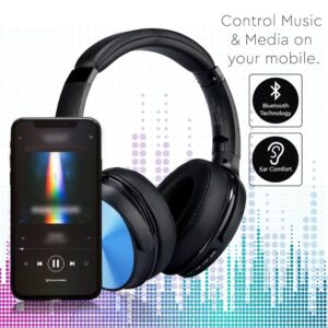 Ασύρματα Ακουστικά Bluetooth Μπλε V-TAC Headband Stereo με Mικρόφωνο – 7728