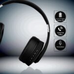 Ασύρματα Ακουστικά Bluetooth Μαύρα V-TAC Headband Stereo με Mικρόφωνο – 7730