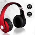 Ασύρματα Ακουστικά Bluetooth Κόκκινα V-TAC Headband Stereo με Mικρόφωνο – 7731