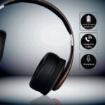 Ασύρματα Ακουστικά Bluetooth Καφέ V-TAC Headband Stereo με Mικρόφωνο – 7732