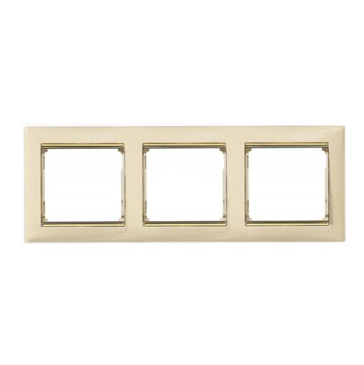 ΠΛΑΙΣΙΟ 3Θ. ΟΡ. ΚΡΕΜ/ΧΡΥΣΟ LEGRAND VALENA – 774153