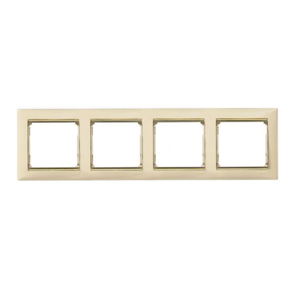 ΠΛΑΙΣΙΟ 4Θ. ΟΡ. ΚΡΕΜ/ΧΡΥΣΟ LEGRAND VALENA – 774154