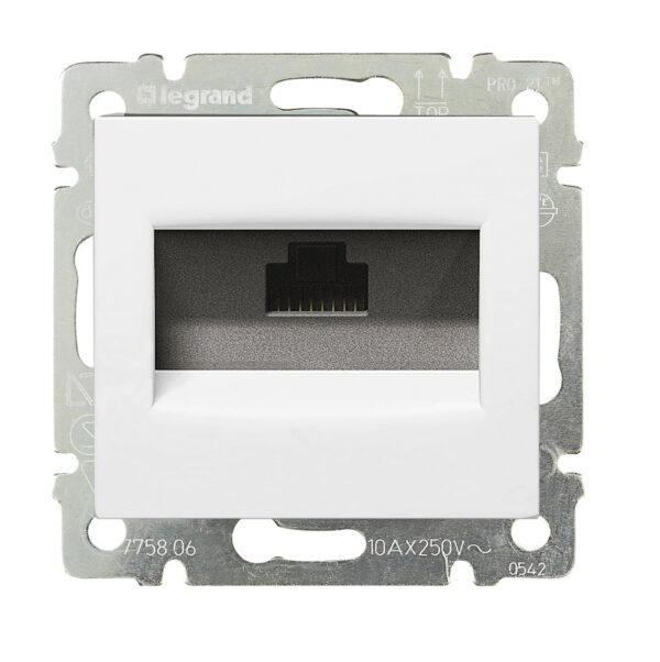 RJ45 ΚΑΤ. 6 UTP 1 ΕΞ./ΝΥΧΙΑ ΛΕΥΚΟ LEGRAND VALENA – 774246