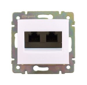 RJ45 ΚΑΤ. 6 UTP 2 ΕΞ./ΝΥΧΙΑ ΛΕΥΚΟ LEGRAND VALENA – 774247