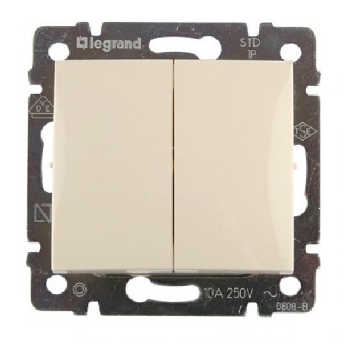 ΔΙΠΛΟΣ ΔΙΑΚΟΠΤΗΣ Α/Ρ ΚΡΕΜ LEGRAND VALENA – 774308