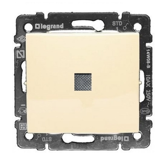 ΑΠΛΟΣ ΔΙΑΚΟΠΤΗΣ ΦΩΤΕΙΝΟΣ ΚΡΕΜ LEGRAND VALENA – 774310