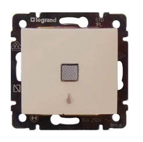 ΜΠΟΥΤΟΝ ΦΩΤΕΙΝΟ ΜΕ ΕΝΔΕΙΞΗ ΚΡΕΜ LEGRAND VALENA – 774313