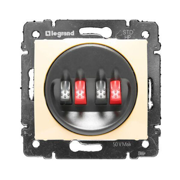 ΠΡΙΖΑ ΗΧΕΙΩΝ 2 ΕΞΟΔΩΝ ΚΡΕΜ LEGRAND VALENA – 774324