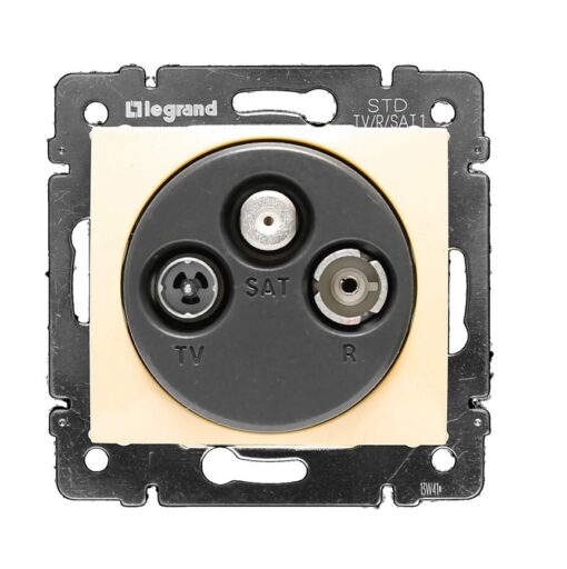 ΠΡΙΖΑ TV-RD-SAT ΑΠΛΗ ΚΡΕΜ LEGRAND VALENA – 774335