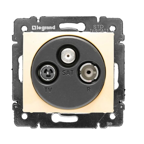 ΠΡΙΖΑ TV-RD-SAT ΑΠΛΗ ΚΡΕΜ LEGRAND VALENA – 774335
