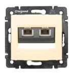 ΠΡΙΖΑ ΤΗΛΕΦΩΝΟΥ RJ11 2 ΕΞ. ΚΡΕΜ LEGRAND VALENA – 774339