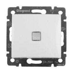 ΔΙΑΚΟΠΤΗΣ ΑΠΛΟΣ ΦΩΤΕΙΝΟΣ ΛΕΥΚΟΣ LEGRAND VALENA – 774410