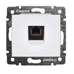 ΠΡΙΖΑ ΤΗΛΕΦΩΝΟΥ RJ11 1 ΕΞ. ΛΕΥΚΗ LEGRAND VALENA – 774438