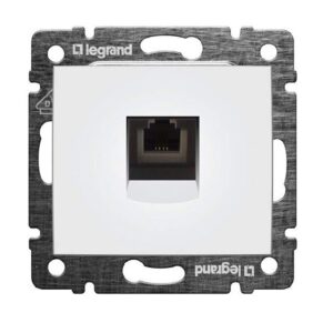 ΠΡΙΖΑ ΤΗΛΕΦΩΝΟΥ RJ11 1 ΕΞ. ΛΕΥΚΗ LEGRAND VALENA – 774438