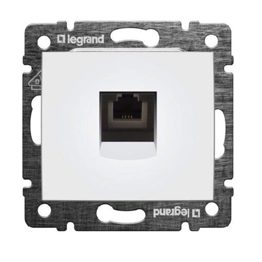 ΠΡΙΖΑ ΤΗΛΕΦΩΝΟΥ RJ11 1 ΕΞ. ΛΕΥΚΗ LEGRAND VALENA – 774438