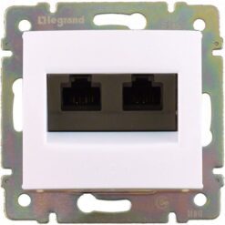 ΠΡΙΖΑ ΤΗΛΕΦΩΝΟΥ RJ11 2 ΕΞ. ΛΕΥΚΗ LEGRAND VALENA – 774439