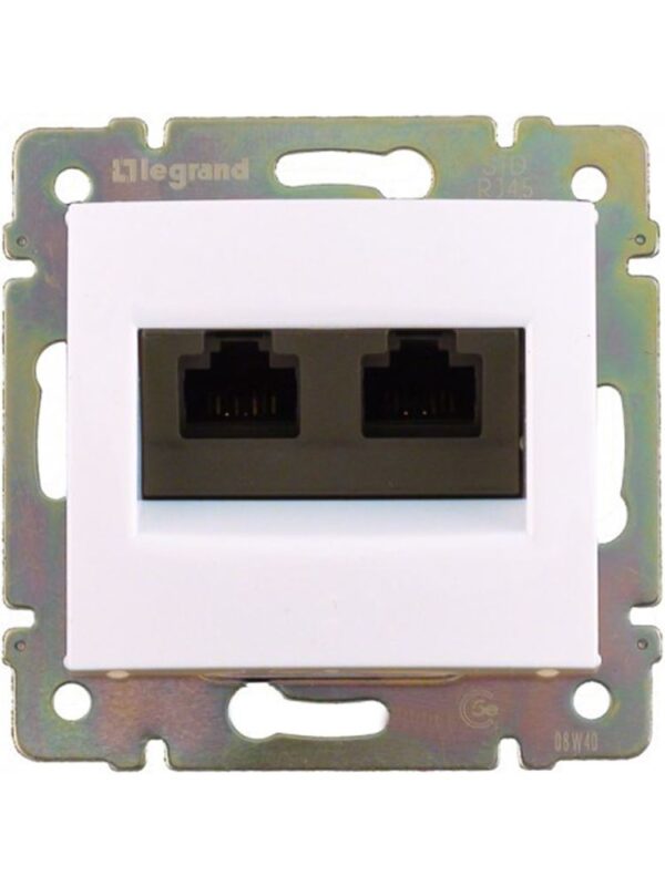 ΠΡΙΖΑ ΤΗΛΕΦΩΝΟΥ RJ11 2 ΕΞ. ΛΕΥΚΗ LEGRAND VALENA – 774439