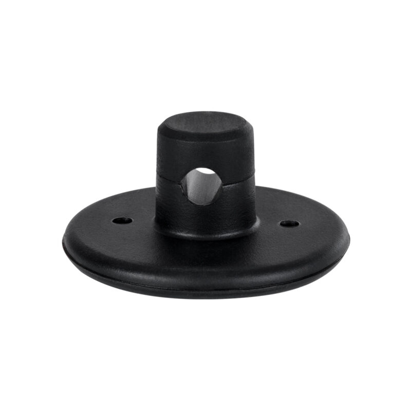 GloboStar® DIY 77560 Επιτοίχιο Εξάρτημα Στήριξης Καλωδίου Φωτιστικού – Φ4.5 x Υ2cm – Μαύρο – Σιλικόνης – 5 Χρόνια Εγγύηση