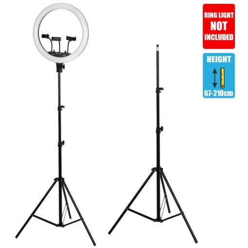 GloboStar® 75807 Professional Floor Tripod – Επαγγελματικό Επιδαπέδιο Τρίποδο για Ring Light LED