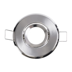 GloboStar® DELTA 77802 Χωνευτό Κινούμενο Στρόγγυλο Σποτ Οροφής για Λάμπα MR11 με Βάση GU5.3 ή GU10 – IP20 – Μεταλλικό – Φ70 x Υ21mm – Νίκελ Ματ – 5 Χρόνια Εγγύηση