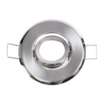 GloboStar® DELTA 77802 Χωνευτό Κινούμενο Στρόγγυλο Σποτ Οροφής για Λάμπα MR11 με Βάση GU5.3 ή GU10 – IP20 – Μεταλλικό – Φ70 x Υ21mm – Νίκελ Ματ – 5 Χρόνια Εγγύηση