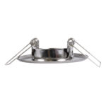 GloboStar® DELTA 77802 Χωνευτό Κινούμενο Στρόγγυλο Σποτ Οροφής για Λάμπα MR11 με Βάση GU5.3 ή GU10 – IP20 – Μεταλλικό – Φ70 x Υ21mm – Νίκελ Ματ – 5 Χρόνια Εγγύηση