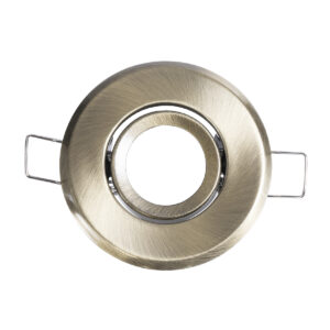 GloboStar® DELTA 77806 Χωνευτό Κινούμενο Στρόγγυλο Σποτ Οροφής για Λάμπα MR11 με Βάση GU5.3 ή GU10 – IP20 – Μεταλλικό – Φ70 x Υ21mm – Μπρούτζινο – 5 Χρόνια Εγγύηση