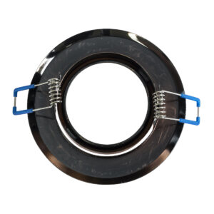 GloboStar® DELTA 77819 Χωνευτό Κινούμενο Στρόγγυλο Σποτ Οροφής για Λάμπα MR16 με Βάση GU5.3 ή GU10 – IP20 – Μεταλλικό – Φ92 x Υ28mm – Χάλκινο – 5 Χρόνια Εγγύηση