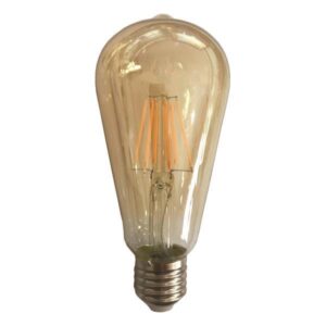 ΛΑΜΠΑ LED ST64 FILAMENT 10W E27 2500K 220-240V GOLD DIMMABLE EUROLAMP 147-80930