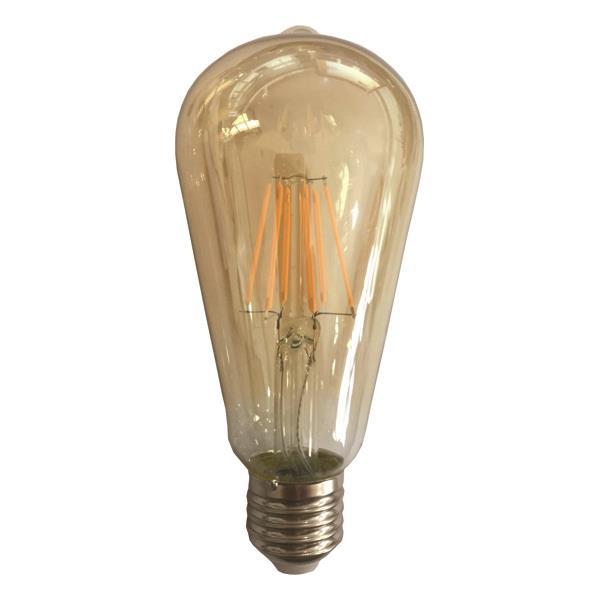 ΛΑΜΠΑ LED ST64 FILAMENT 10W E27 2500K 220-240V GOLD DIMMABLE EUROLAMP 147-80930