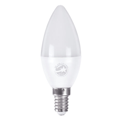GloboStar® 60004 Λάμπα LED E14 C37 Κεράκι 6W 582lm 260° AC 220-240V IP20 Φ3.7 x Υ10cm Φυσικό Λευκό 4500K – 3 Years Warranty