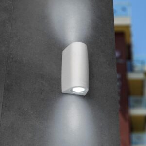 FUMAGALLI MARTA  90 2L ΑΠΛΙΚΑ ΤΟΙΧΟΥ UP & DOWN ΛΕΥΚΗ GU10 2×3,5W 170x92mm EUROLAMP – 145-26271