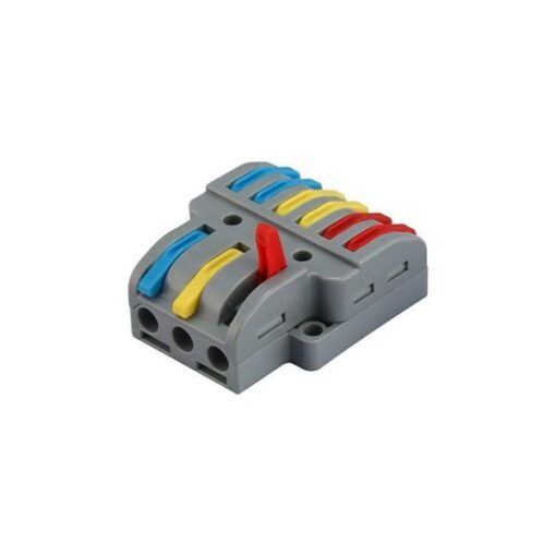 ΚΛΕΜΜΑ ΑΝΤΑΠΤΟΡΑΣ  ΤΡΙΠΟΛΙΚΗ 3/6 ΘΕΣΕΩΝ 0,20-2,5mm 32Α 250V EUROLAMP – 147-11068