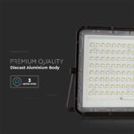 V‑TAC 7828 Ηλιακός Προβολέας LED 4000K 1800lm 16000mAh 20W Panel Τηλεχειριστήριο Μαύρο IP65