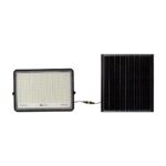 LED ηλιακός προβολέας 30W ψυχρό λευκό 6400K με μαύρο σώμα και χειριστήριο V-TAC – 7829