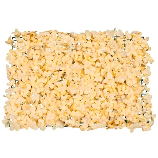 GloboStar® 78315 Συνθετικό Πάνελ Φυλλωσιάς – Κάθετος Κήπος Σομόν Ορτανσία Μ60 x Υ40 x Π5cm