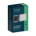 LED Ηλιακός Προβολέας 10W με Τηλεχειριστήριο V-TAC Λευκός IP65 800lm Ψυχρό Λευκό 6400K – 7841