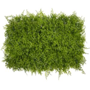 GloboStar® 78414 Συνθετικό Πάνελ Φυλλωσιάς – Κάθετος Κήπος Λέιλαντ – Νάνος Κισσός Πράσινο – Λαδί Μ60 x Υ40 x Π9cm