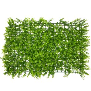 GloboStar® 78416 Συνθετικό Πάνελ Φυλλωσιάς – Κάθετος Κήπος Καυκάσιο Πυξάρι Μ60 x Υ40 x Π4cm