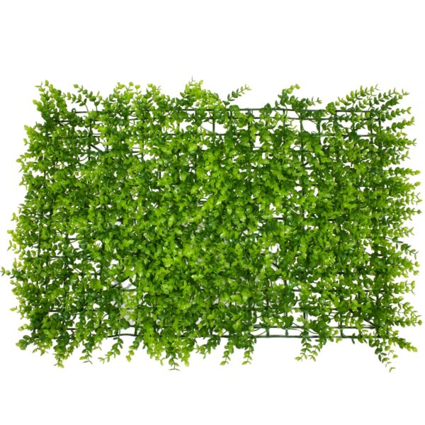 GloboStar® 78416 Συνθετικό Πάνελ Φυλλωσιάς – Κάθετος Κήπος Καυκάσιο Πυξάρι Μ60 x Υ40 x Π4cm