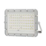 LED ηλιακός προβολέας 15W φυσικό λευκό 4000K με λευκό σώμα και χειριστήριο V-TAC – 7844