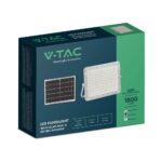 LED Ηλιακός Προβολέας 20W με Τηλεχειριστήριο V-TAC Λευκός IP65 1800lm Ψυχρό Λευκό 6400K – 7845