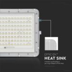 LED Ηλιακός Προβολέας 20W με Τηλεχειριστήριο V-TAC Λευκός IP65 1800lm Ψυχρό Λευκό 6400K – 7845